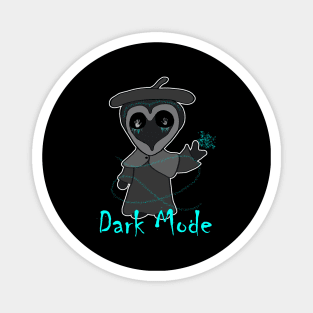 Dark Mode Goth Kawaii Creepy Cute Magnet